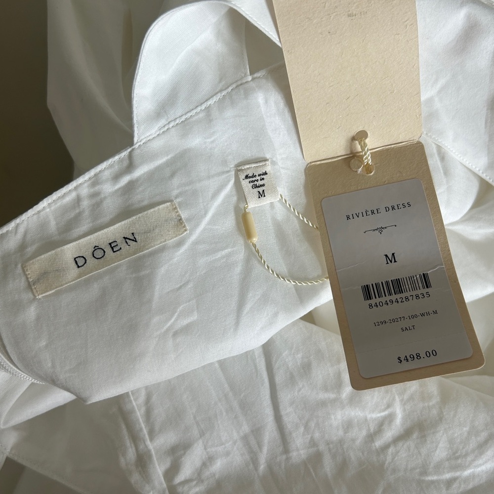 NWT Doen Rivière Dress Salt - Picture 9 of 11